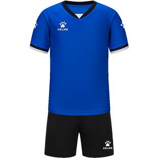 KELME儿童足球服套装2025新款短袖训练服男童比赛定制印号球衣