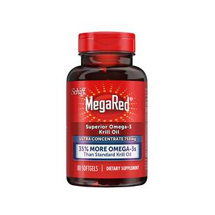 【自营】MegaRed脉拓omega3磷虾油鱼油升级精萃软胶囊中老年血管