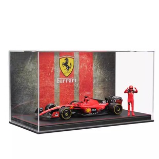 法拉利F1车模SF23人偶版2023一级方程式赛车模型正版车比美高1:24