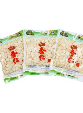 新鲜脱皮休闲零食杏仁露、凉拌菜