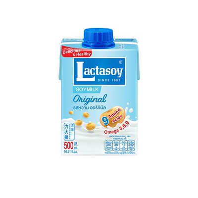 泰国力大狮豆奶饮料原味巧克力味