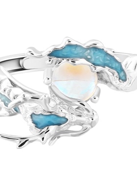 VIVIWELL灵龙S925银立体戒指