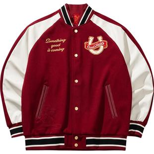 【王一博同款】安踏好事发生新年红外套男款美式棒球服152618709N