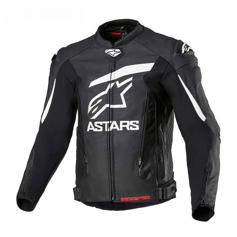 国产骑行皮夹克GP PLUS V4皮革机车服防摔摩托车服摩托车皮衣