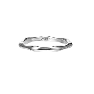 韩国代购ins小众品牌verte竹节素圈戒指925银小红书博主angkm推荐