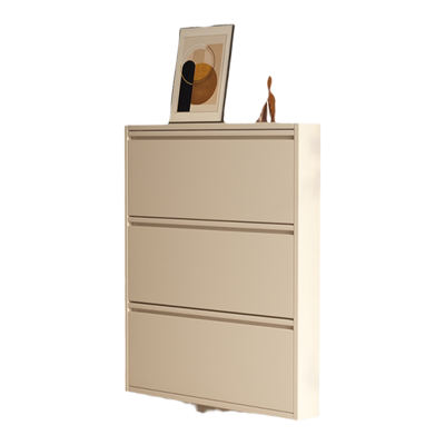 三梦超薄极窄鞋柜家用门口整装钢制翻斗小窄入户2025新款爆款高档