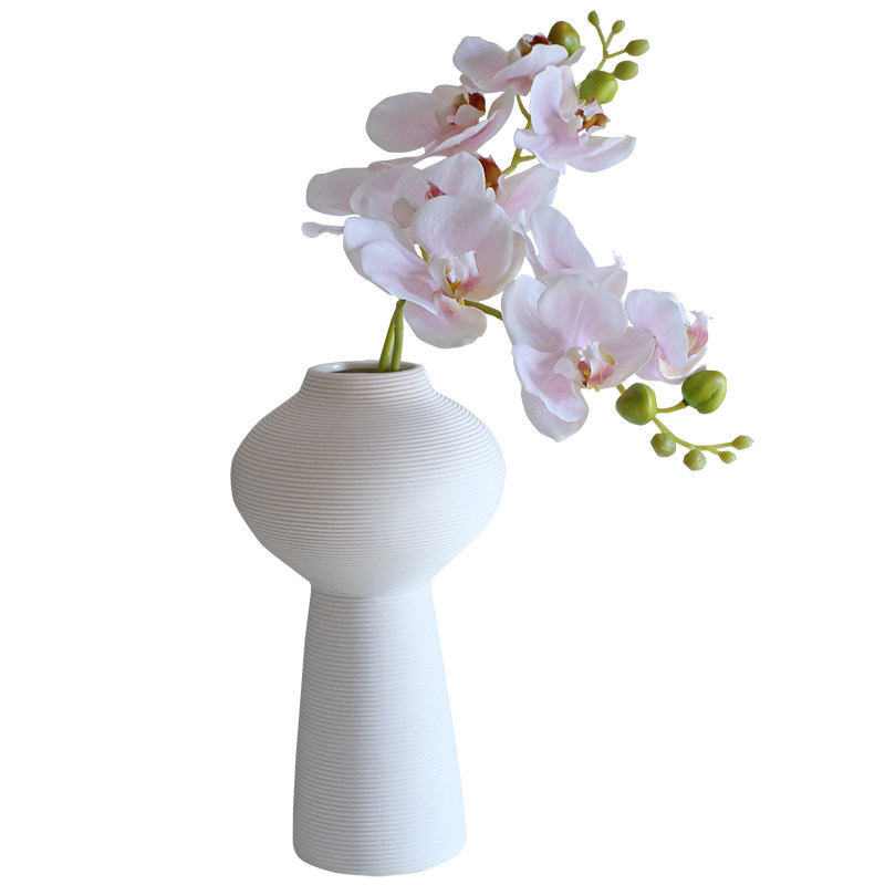 高品质蝴蝶兰 仿真花手感保湿假花装饰客厅桌面茶几花艺摆件花艺