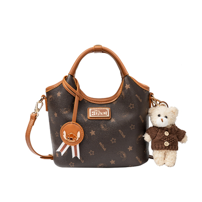 Disney/迪士尼【史迪仔限定水桶包】单肩斜跨包女送女友生日礼物