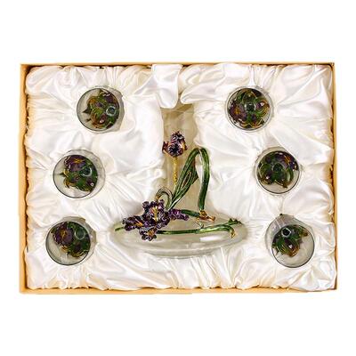 森以欧式高级感珐琅彩红酒杯礼盒