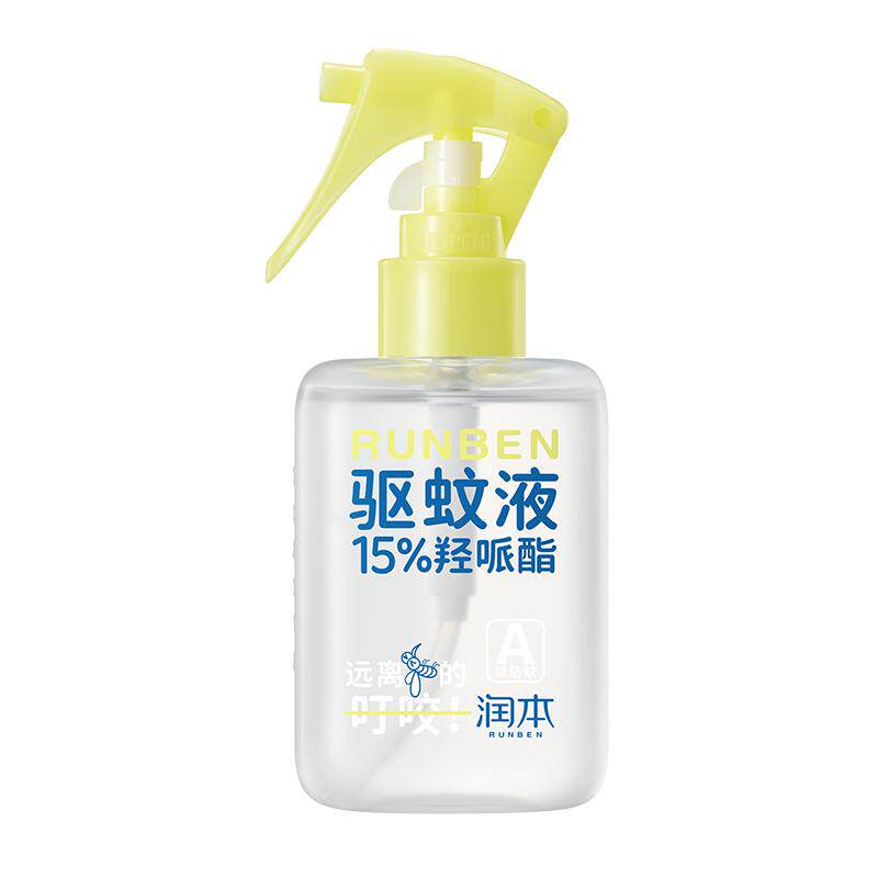 润本派卡瑞丁驱蚊液防蚊喷雾防蚊虫户外专用蚊怕水花露水