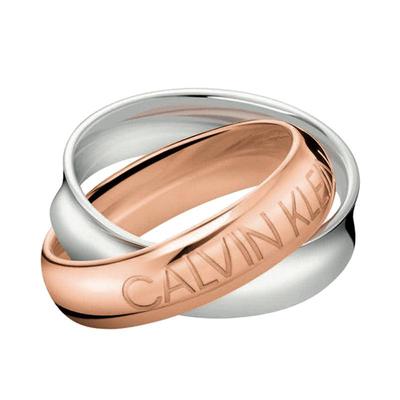 CK戒指直营毛晓彤情侣款玫瑰