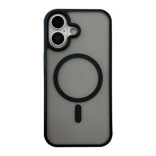 适用苹果17磁吸手机壳Ai相机按键全包iphone16promax半透磨砂15pro肤感14防滑防摔13简约高级感air软胶边直边