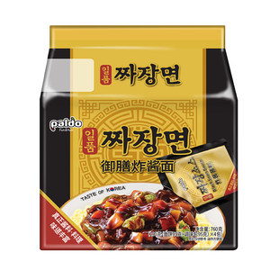 韩国原装进口paldo八道御膳杂炸酱面速食方便泡面干拌拉面方便面