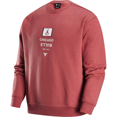 Nike/耐克正品Jordan男士加绒复古宽松经典卫衣套头衫FV8344-691