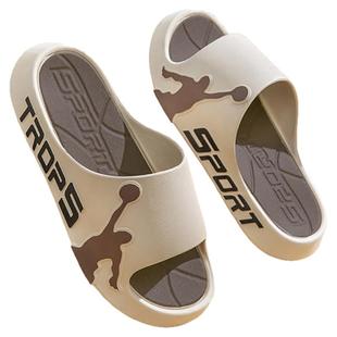 拖鞋男生夏天运动扣篮户外穿静音防滑青少年室内居家用软底凉拖鞋