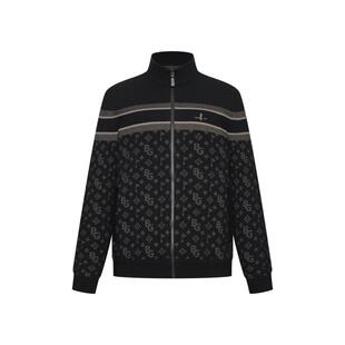 【功能羊毛易打理】比音勒芬秋冬季男外套厚复古老花保暖立领夹克