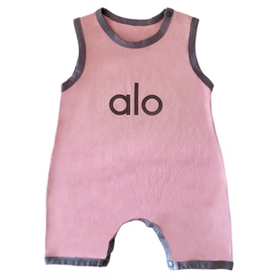 小月龄宝宝夏季衣服超萌婴儿连体衣薄款背心爬服夏日可爱包屁哈衣