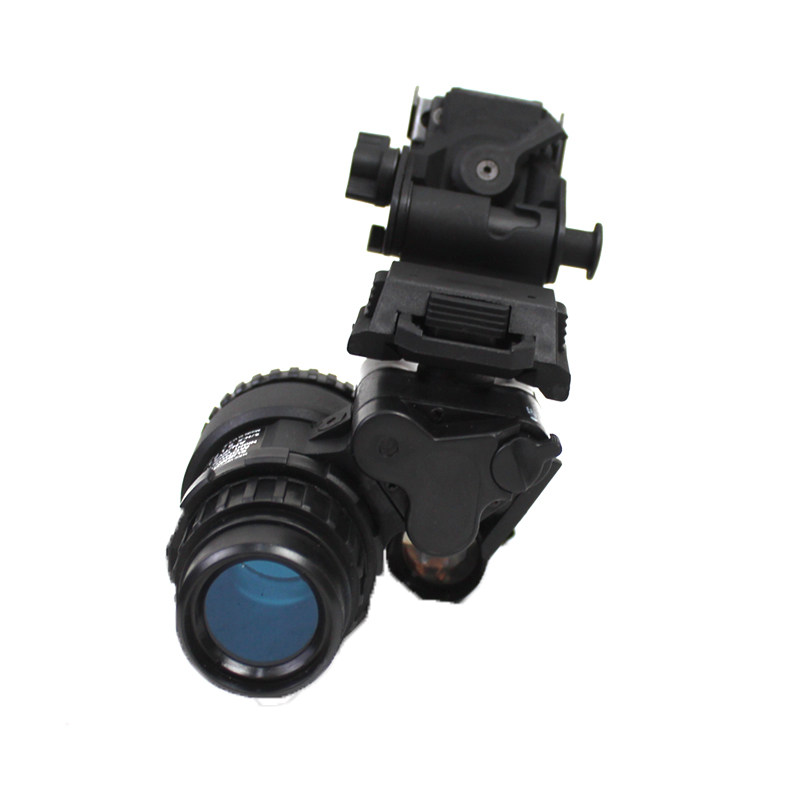 PVS-18单筒夜视仪模型+改进版铝合金翻斗车 海豹军迷头盔影视道具