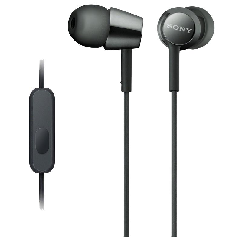 Sony/索尼 MDR-EX155AP入耳式耳机有线高音质3.5mm电脑带麦