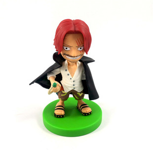 包邮海贼王摇头系列onepiece 红发海贼王手办摆件公仔玩具