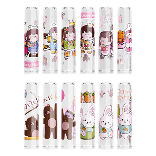 60个铅笔帽铅笔套小学生一年级笔盖笔套铅笔头保护套幼儿园儿童卡通可爱透明笔帽加长杆延长器洞洞铅笔盖子B1