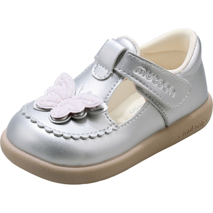 牧童宝宝小皮鞋2026春季新款女童软底公主鞋1-3岁甜美小女孩单鞋