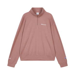 Champion冠军半拉链立领卫衣男2026春季新款刺绣休闲运动风潮牌女