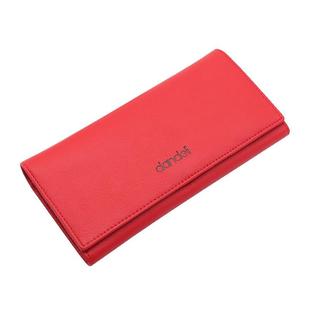 新款女士手拿钱包长款软皮零钱包女小清新搭扣钱夹手机包韩版皮夹