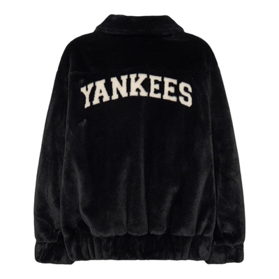 【正品】MLB抓绒衣男女仿羊羔绒