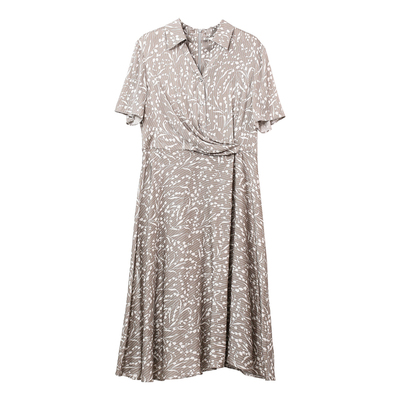 HONRN/红人收腰a字连衣裙