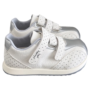 荔枝公园丑萌板鞋女款2026新款内增高厚底百搭小白鞋魔术贴鞋子