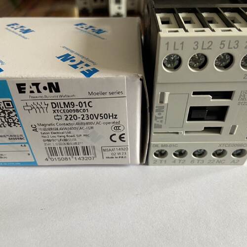 议价全新伊顿金钟穆勒微型开关交流接触器EATON DILM9-01C 220V