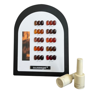 束色10色琥珀色甲油胶美甲店专用2025秋冬新款冰透焦糖茶棕色套系