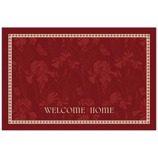 比利时绒入户门地垫中古轻奢客厅地毯门口脚垫家用玄关2026新款