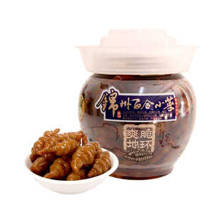 锦州百合小菜锦州小菜爽脆地环450g坛装下饭菜咸菜饭扫光