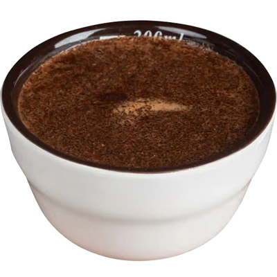 YEFFAC杯测碗蓝色陶瓷碗不锈钢勺