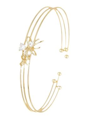金色蝴蝶结手镯三件套