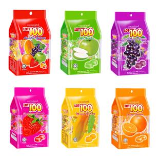 马来西亚LOT100一百份果汁软糖 水果橡皮糖QQ糖婚庆喜糖零食糖果