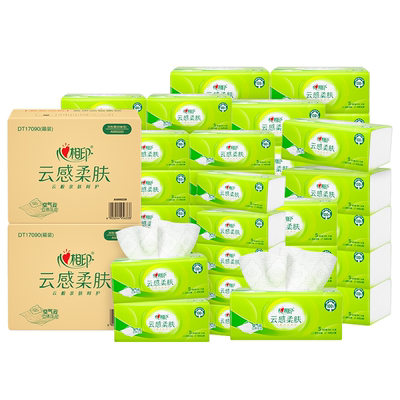 心相印100抽云感抽纸家庭装