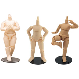 PICCODO BODY9 可动素体脚底带磁石 9cm身体 Q版黏土头GSC头可用