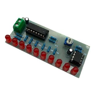 流水灯套件NE555+CD4017 PCB板制作diy 教学技能训练焊接 ZY-3-1