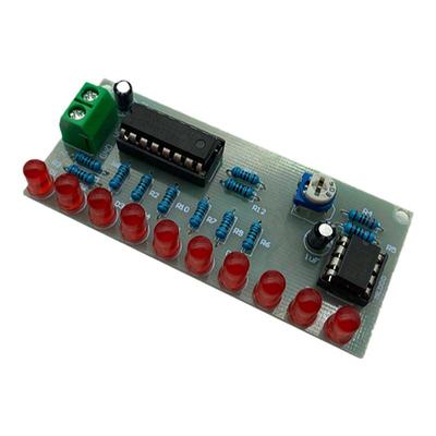diy焊接练习流水灯ne555pcb板