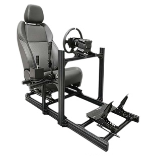 赛车模拟器黑色支架4080铝型材银色3060型材赛车模拟飞行型材全架