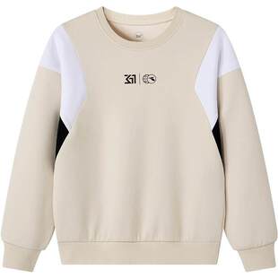 马年新年红色|361童装男童新年卫衣2025秋冬新款卫衣儿童拼接上衣