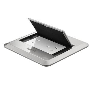 罗格朗地插五孔滑盖式地插座隐藏式5孔地板地面电话电脑插隐形