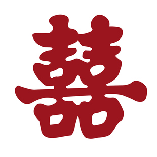 婚房布置窗花贴纸囍字玻璃柜子窗户大喜字贴新房结婚专用订婚装饰