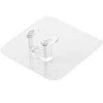 塑料插头挂钩透明电源挂勾粘胶收纳免钉粘钩电线插头粘贴支架挂钩