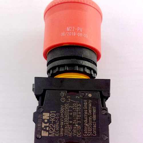 议价EATON/伊顿 直提复位 急停按钮开关 MOELLER M22-PV M22-K01
