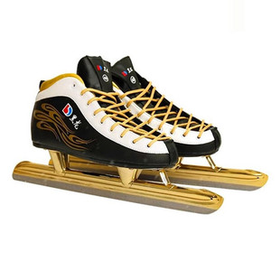 黑龙速滑冰刀男女冰鞋云腾金专业大道速滑男女成人普级溜冰鞋儿童