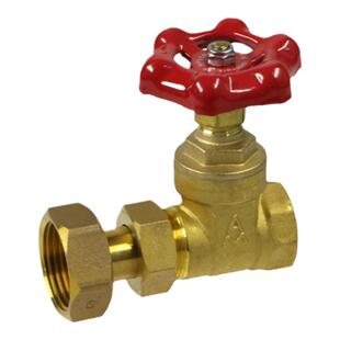 正品埃美柯水表闸阀116B黄铜表用开关阀异径大小螺纹总阀活接转接